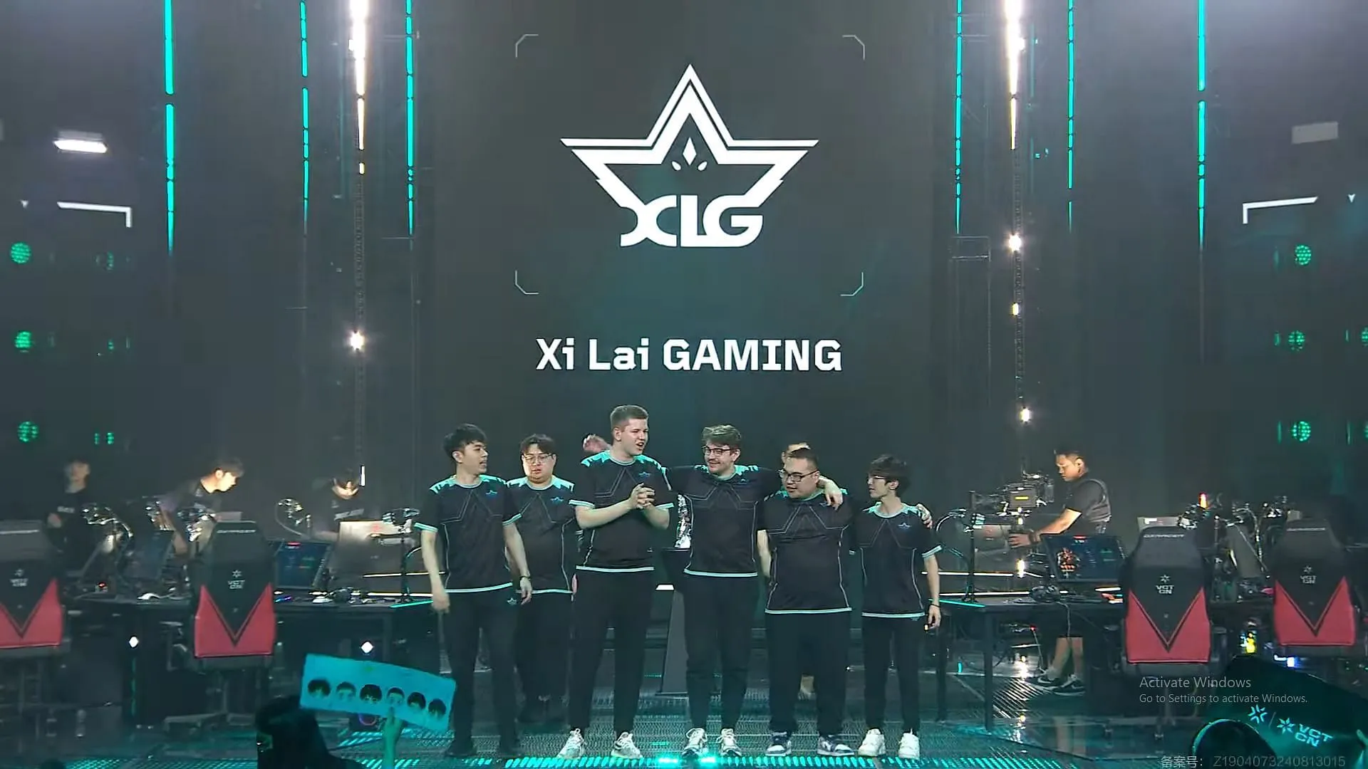 VCT China Ascension 2024에서의 Xi Lai Gaming(이미지 출처: Riot Games)