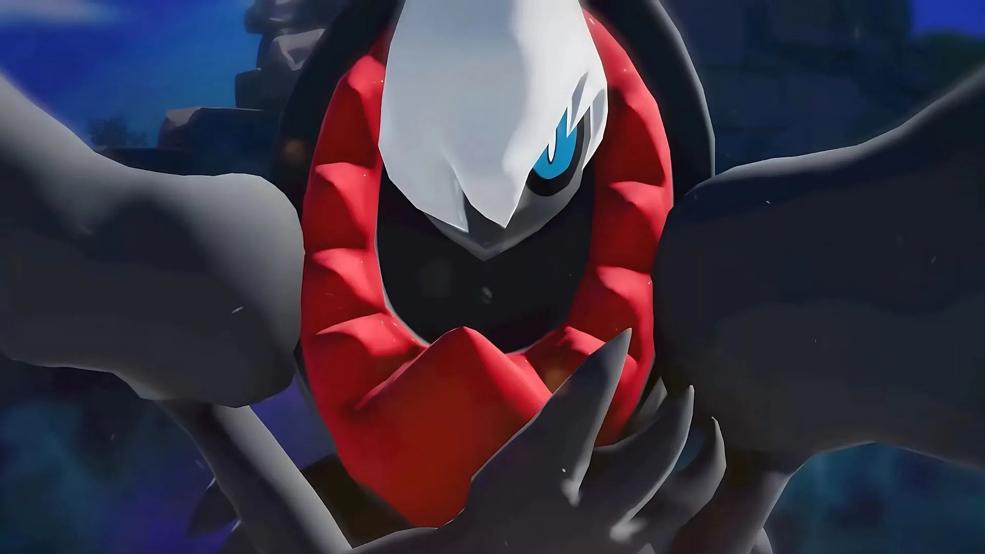 Darkrai showcased in its official teaser trailer (Image via The Pokémon Company)