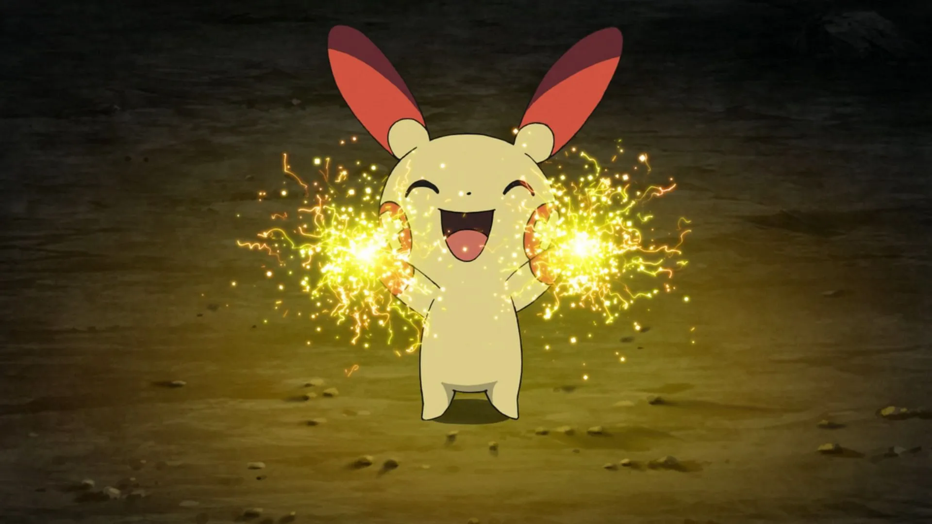 Plusle do anime (Imagem via TPC)