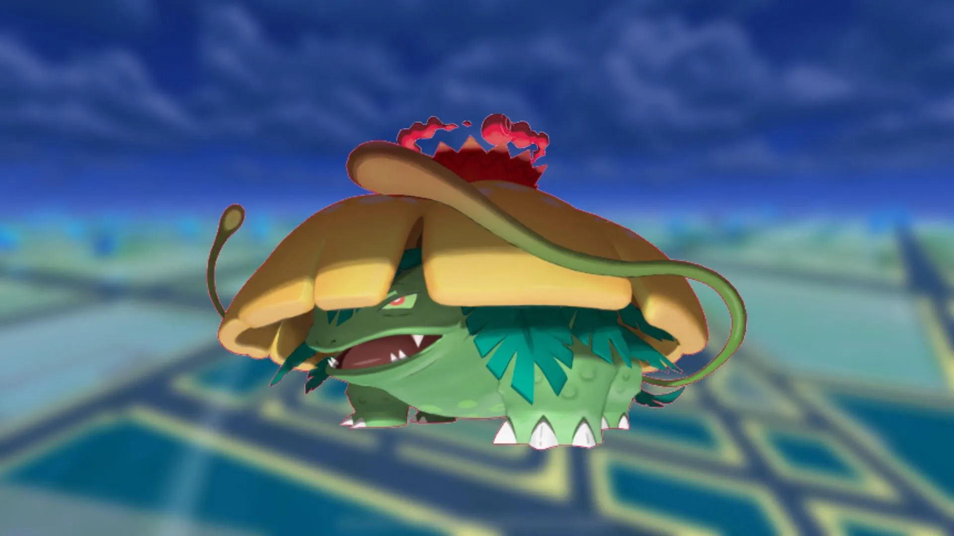 You can encounter a shiny Gigantamax Venusaur if luck is on your side (Image via TPC)