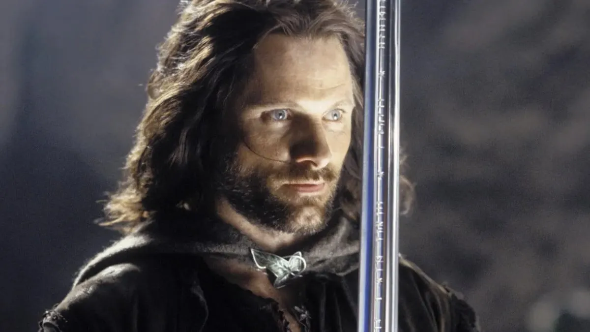 Viggo Mortensen nel ruolo di Aragorn in Il Signore degli Anelli: Il ritorno del Re