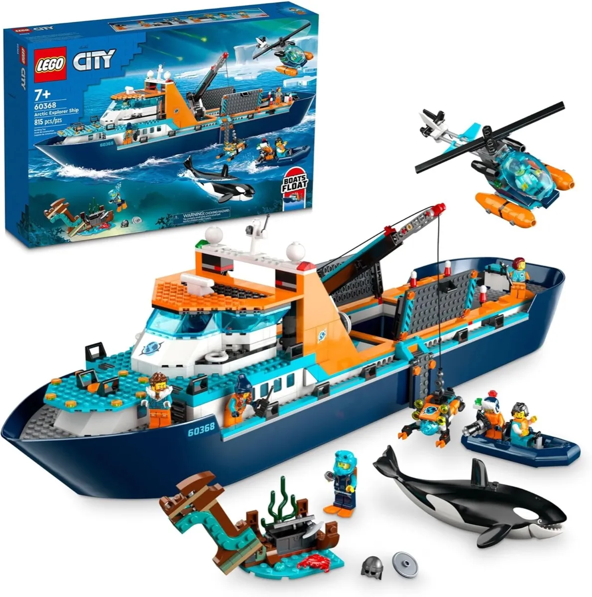 Das LEGO Arktis-Forscherschiff-Set