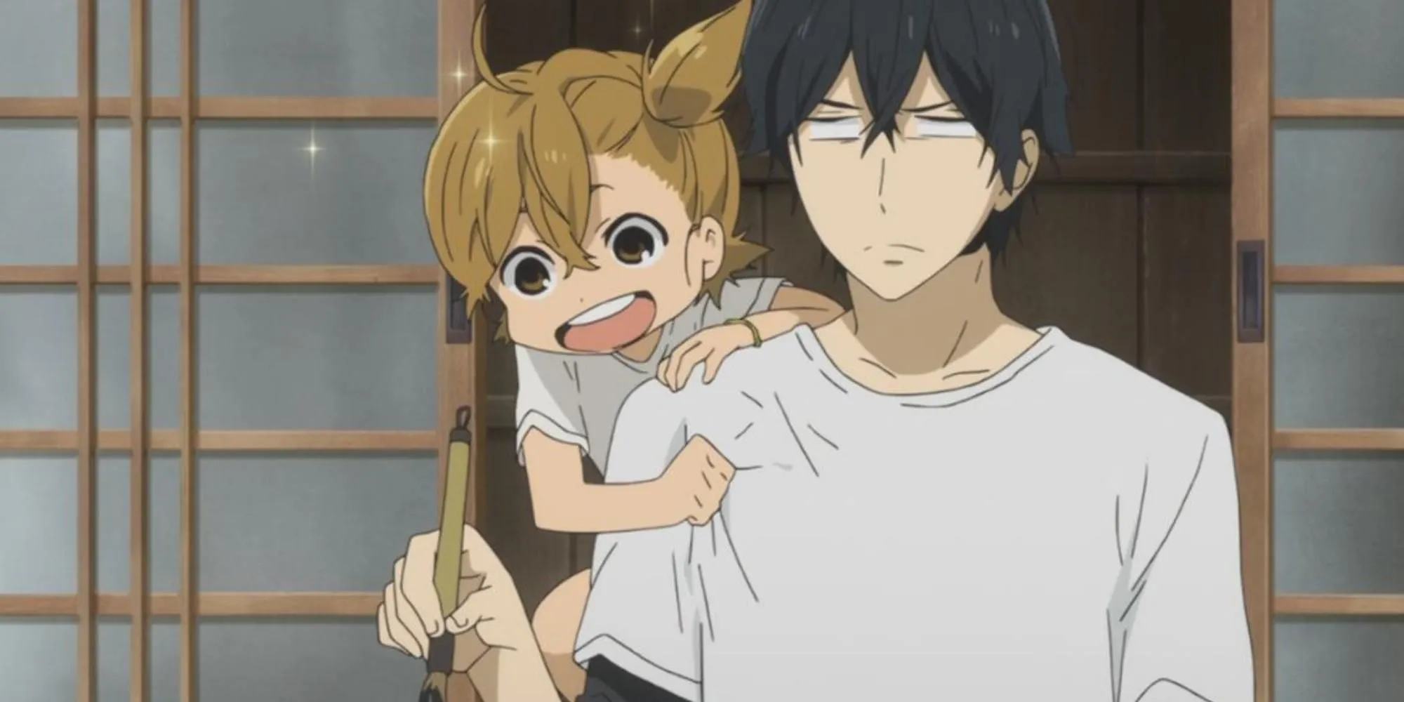 Seishu and Haru in Barakamon