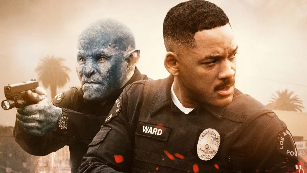 Joel Edgerton et Will Smith dans Bright