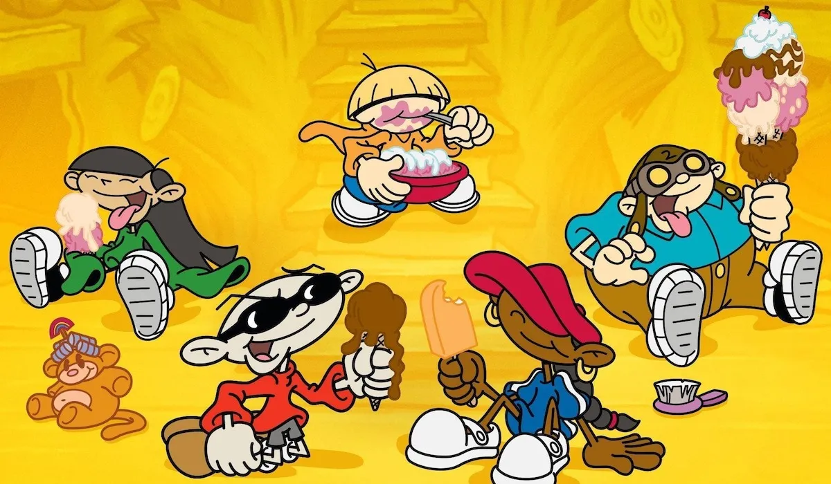 Dzieci z Codename: Kids Next Door jedzą lody na zdjęciu promocyjnym