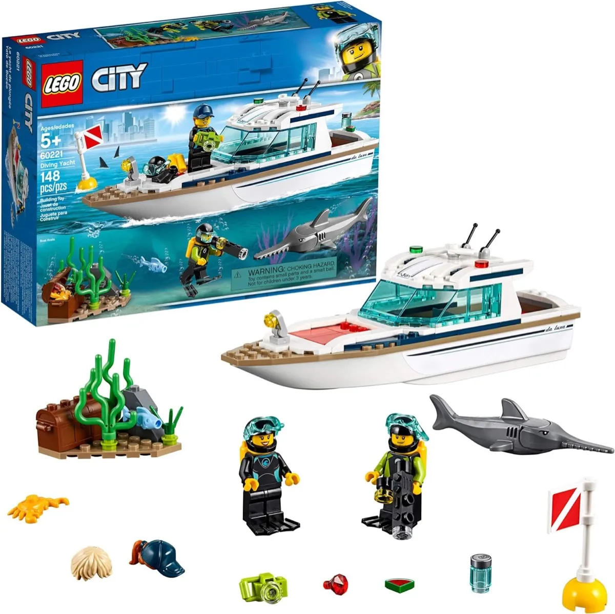 Das Tauchyacht-LEGO-Set