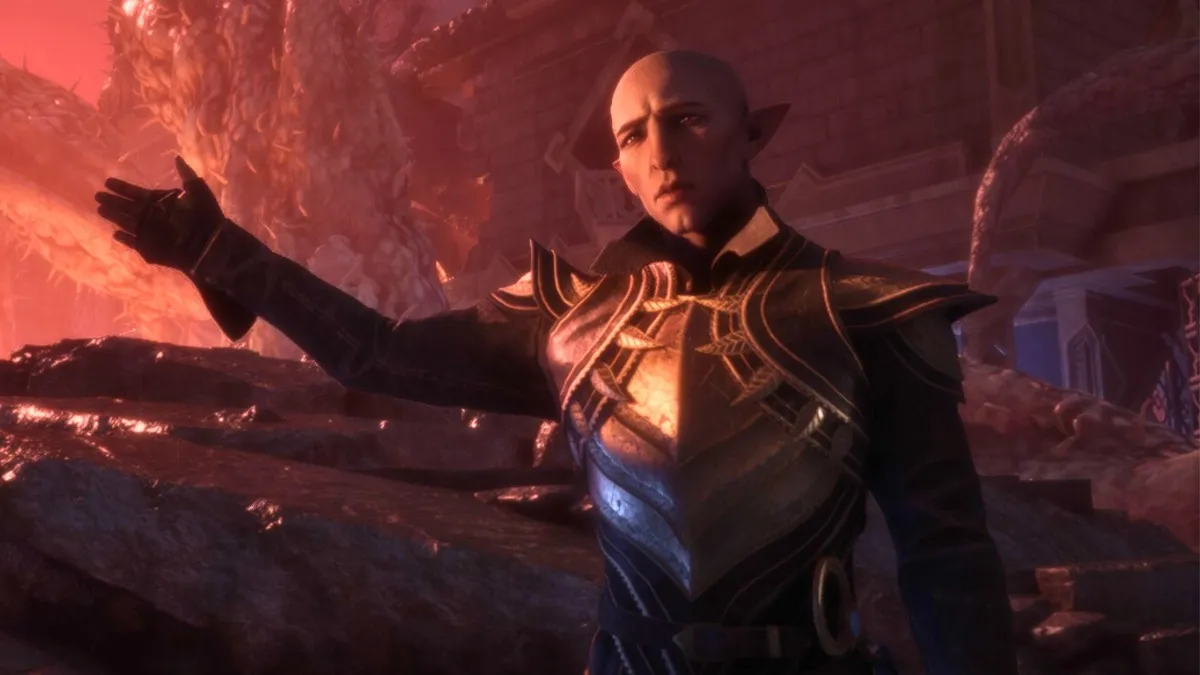 Captura de pantalla de Solas en Dragon Age: The Veilguard