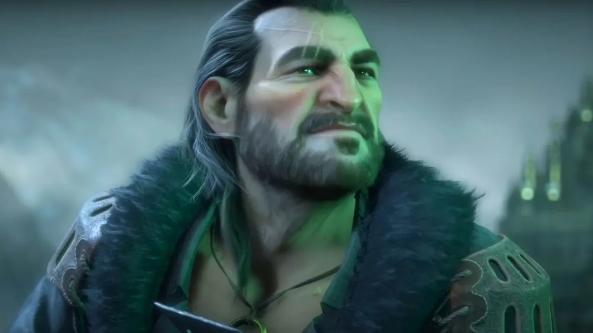 Captura de pantalla de Varric Tethras en Dragon Age: The Veilguard