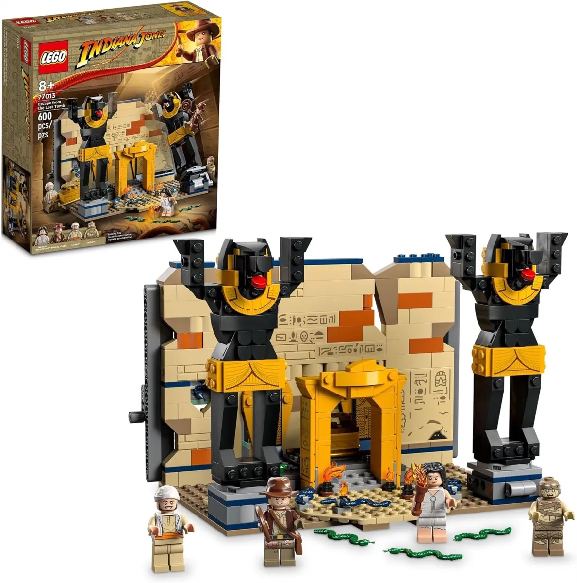 Model egipskiego grobowca z klocków LEGO