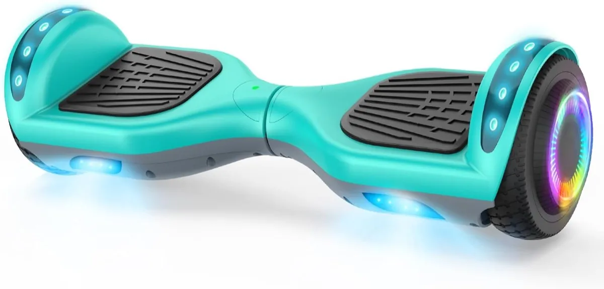 Turkusowy hoverboard LIEAGLE