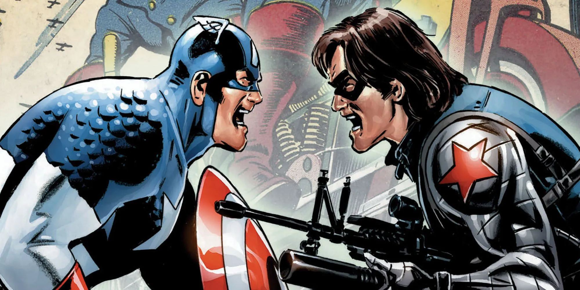 Capitão América e Bucky Barnes na Marvel Comics