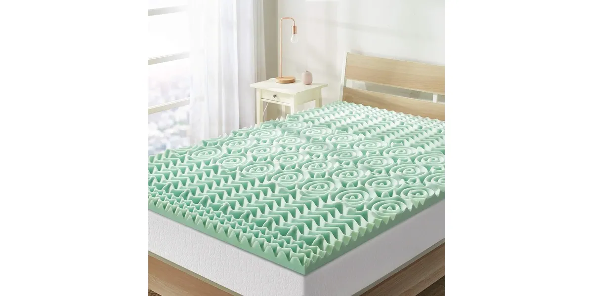 Surmatelas rafraîchissant infusé d'aloès Mellow