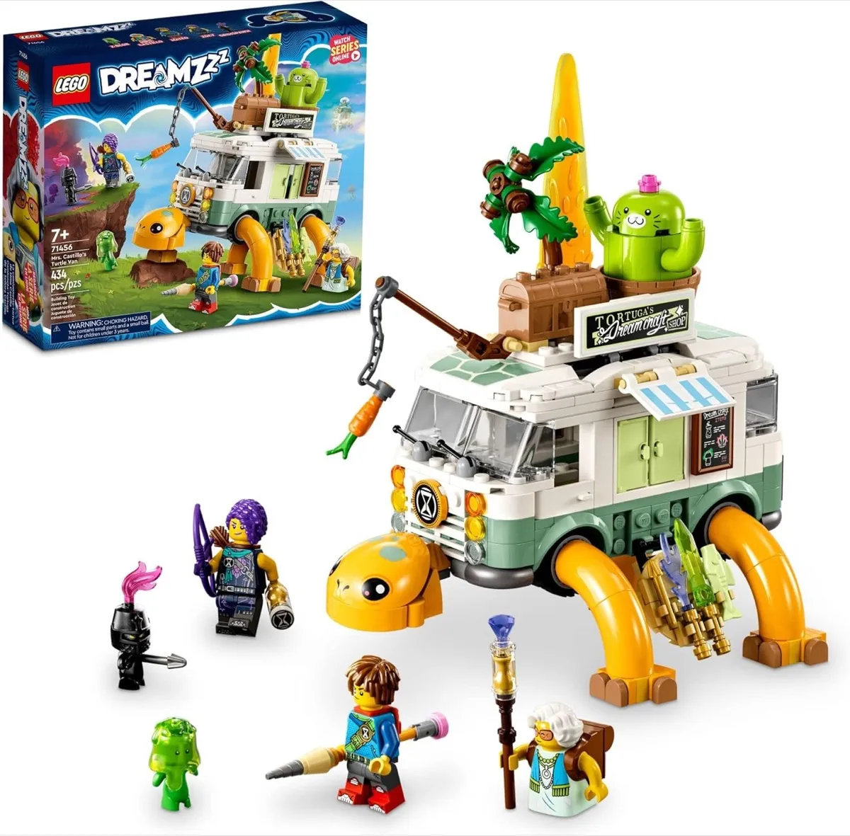 Conjunto LEGO Turtle Van da Sra. Castillo