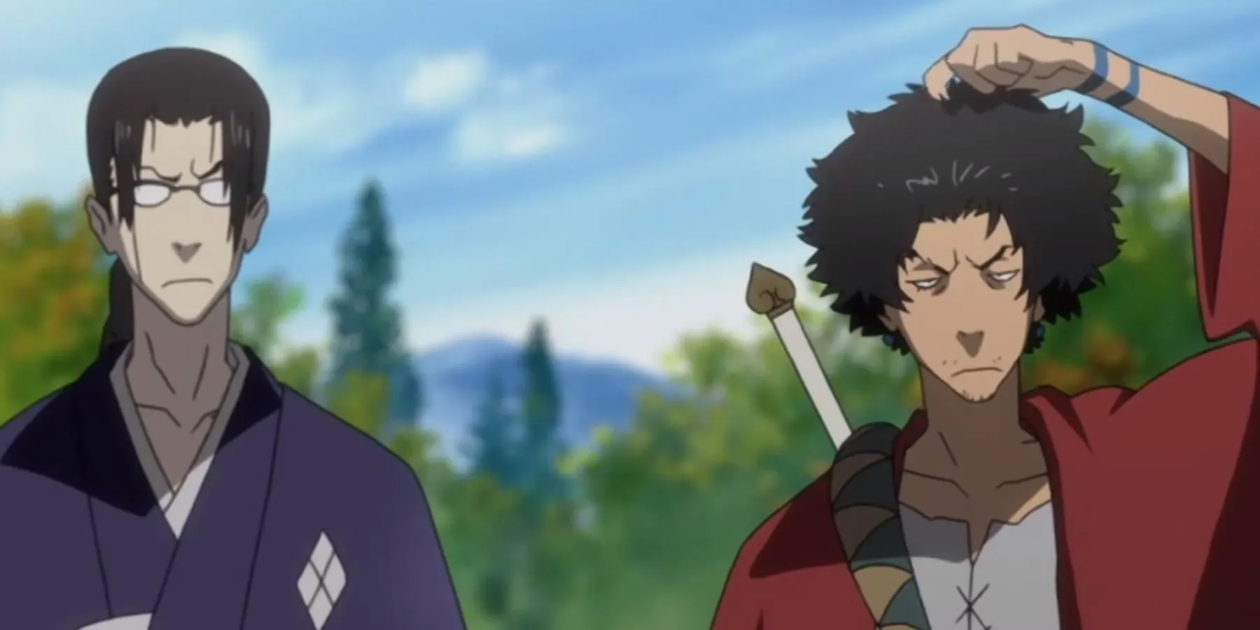 Mugen y Jin de Samurai Champloo