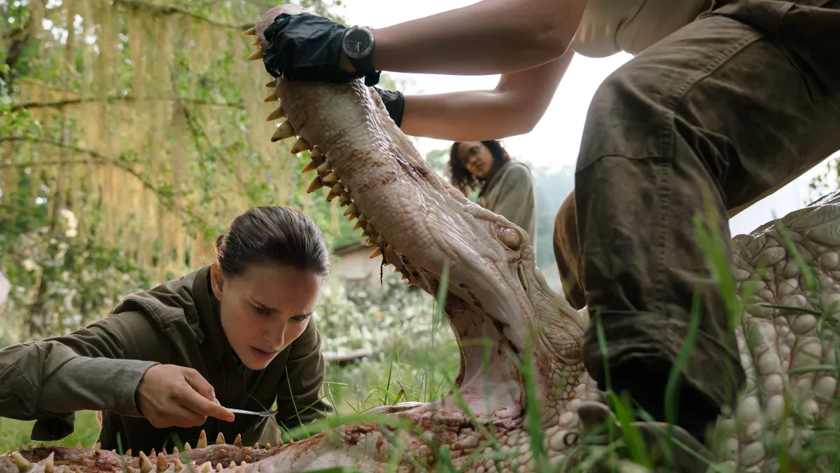 Natalie Portman i Tessa Thompson w filmie „Anihilacja”