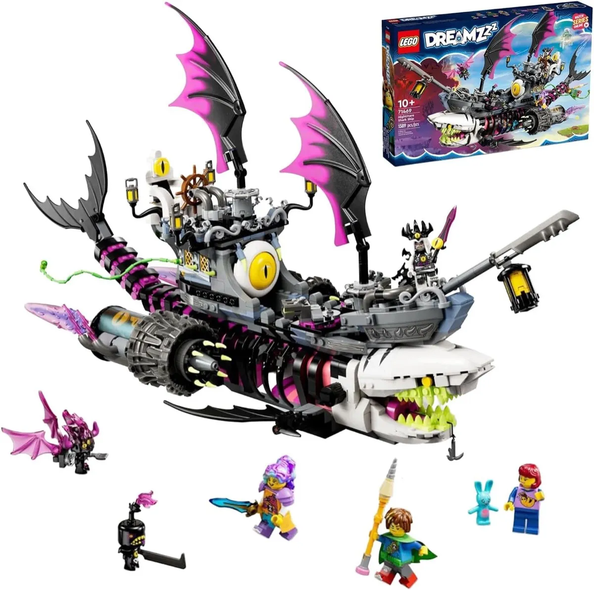 The Nightmare Shark Ship LEGO set