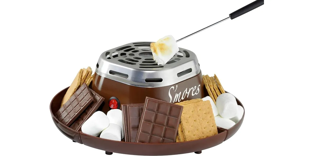 Máquina eléctrica para hacer s'mores en interiores Nostalgia