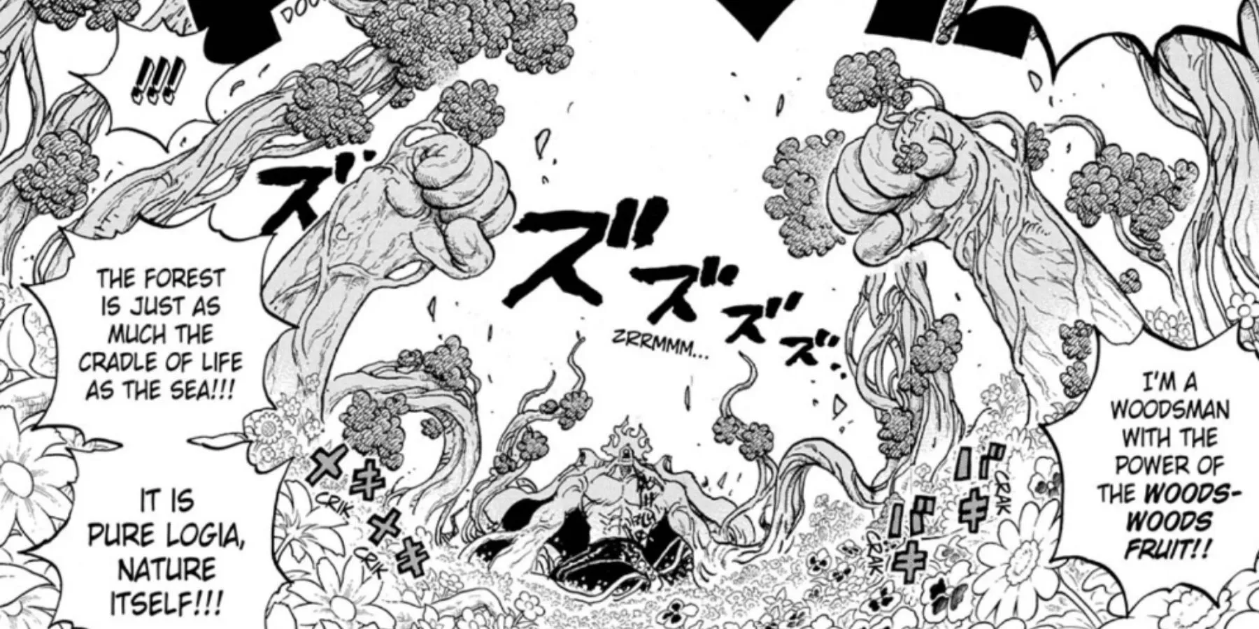 One Piece 1054 Zielony Byk Mori Mori no Mi