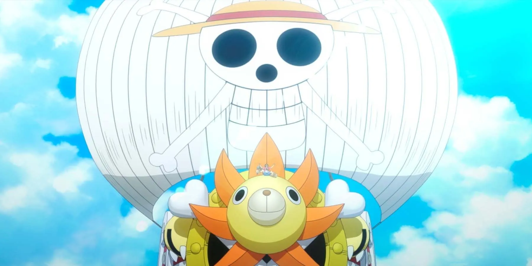 One Piece anime sailing thousand sunny