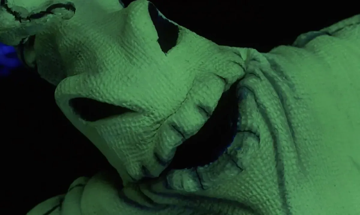 Oogie Boogie leuchtet in Nightmare Before Christmas