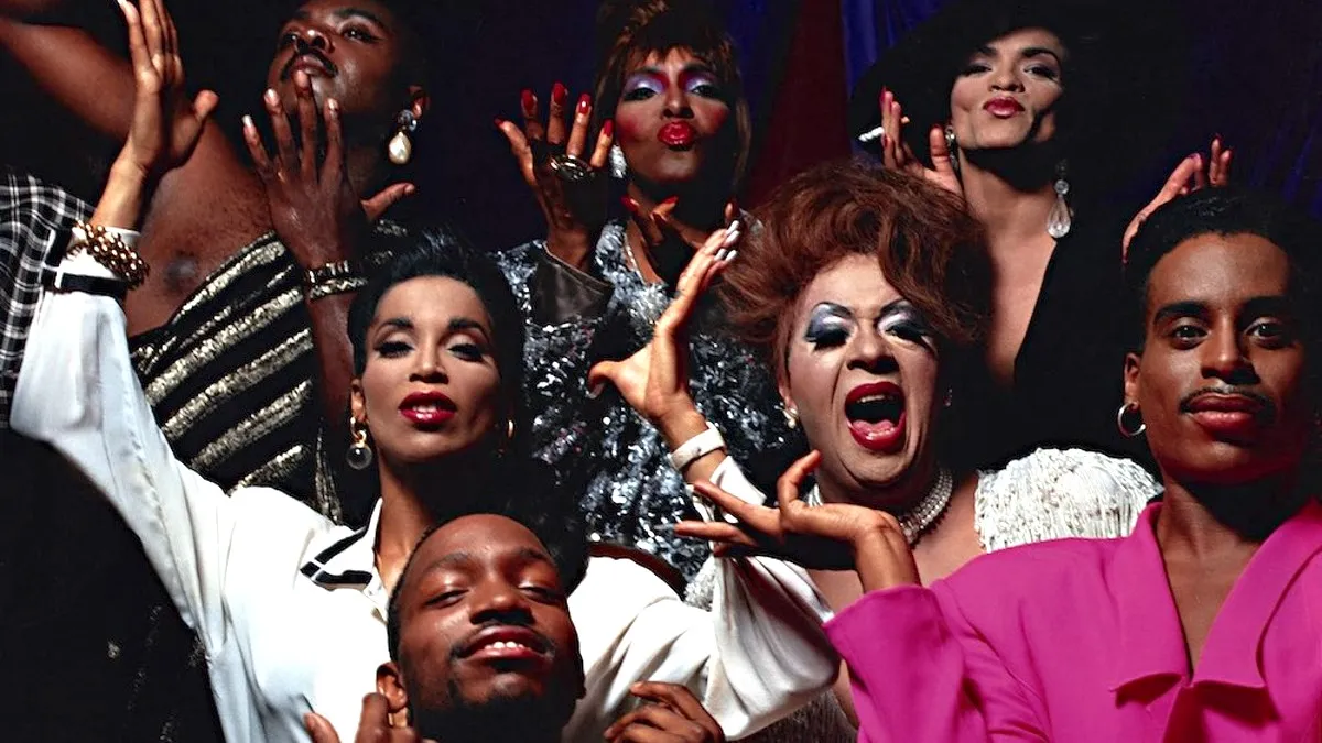 The vibrant cast of 'Paris Is Burning' posing