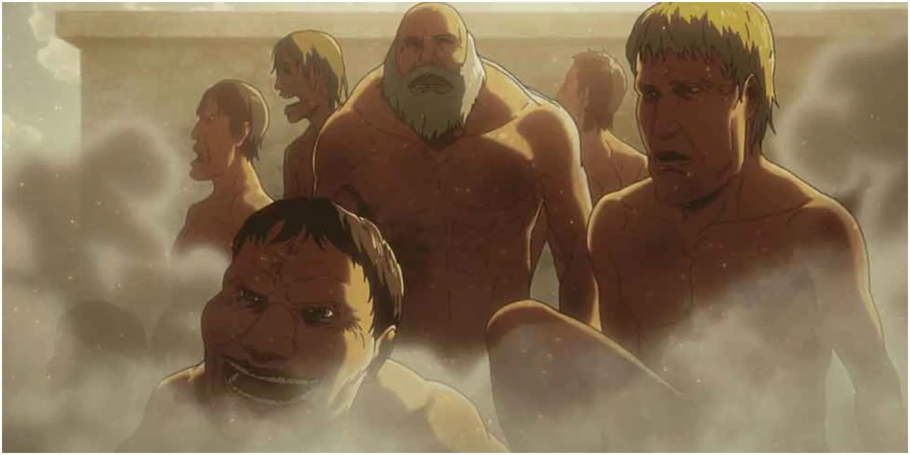 Titans purs à l'intérieur des murs dans Attack on Titan