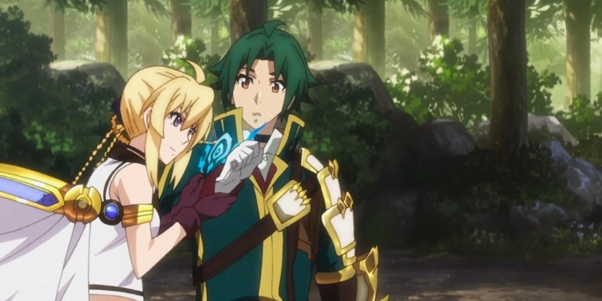 Siluca e Theo em Record of Grancrest War