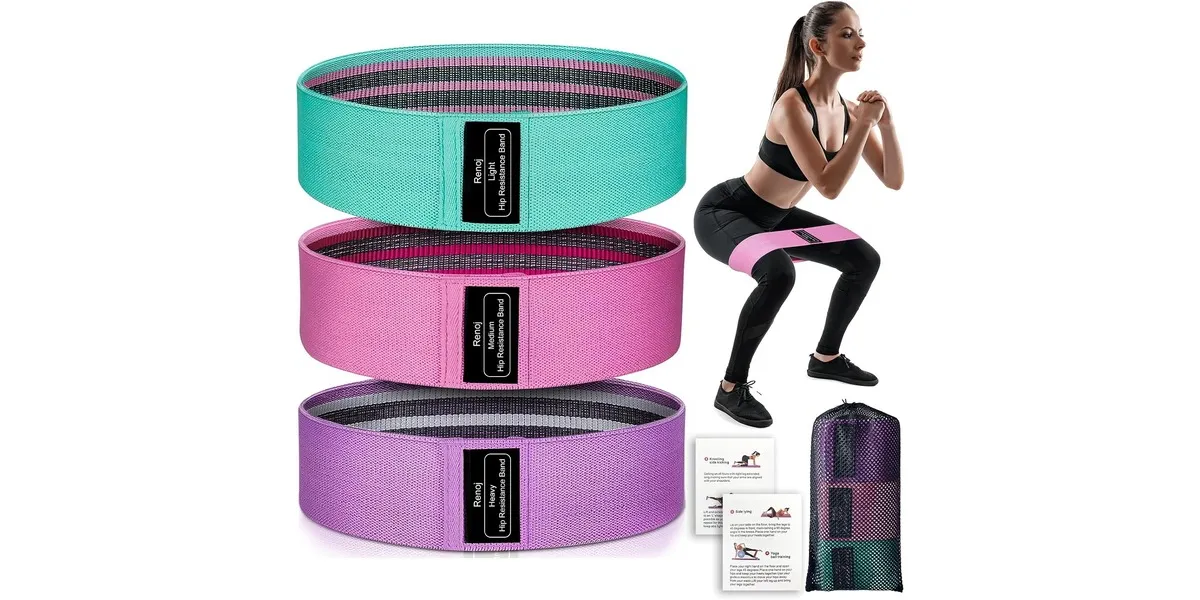 Renoj Resistance Bands for Women and Men 3 Set