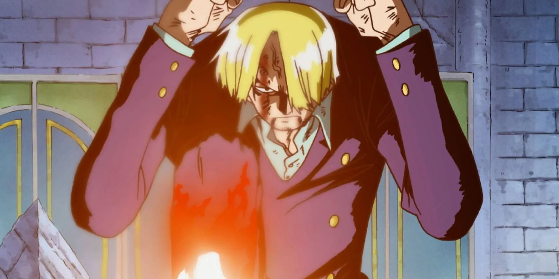 Sanji in battle against Jabra