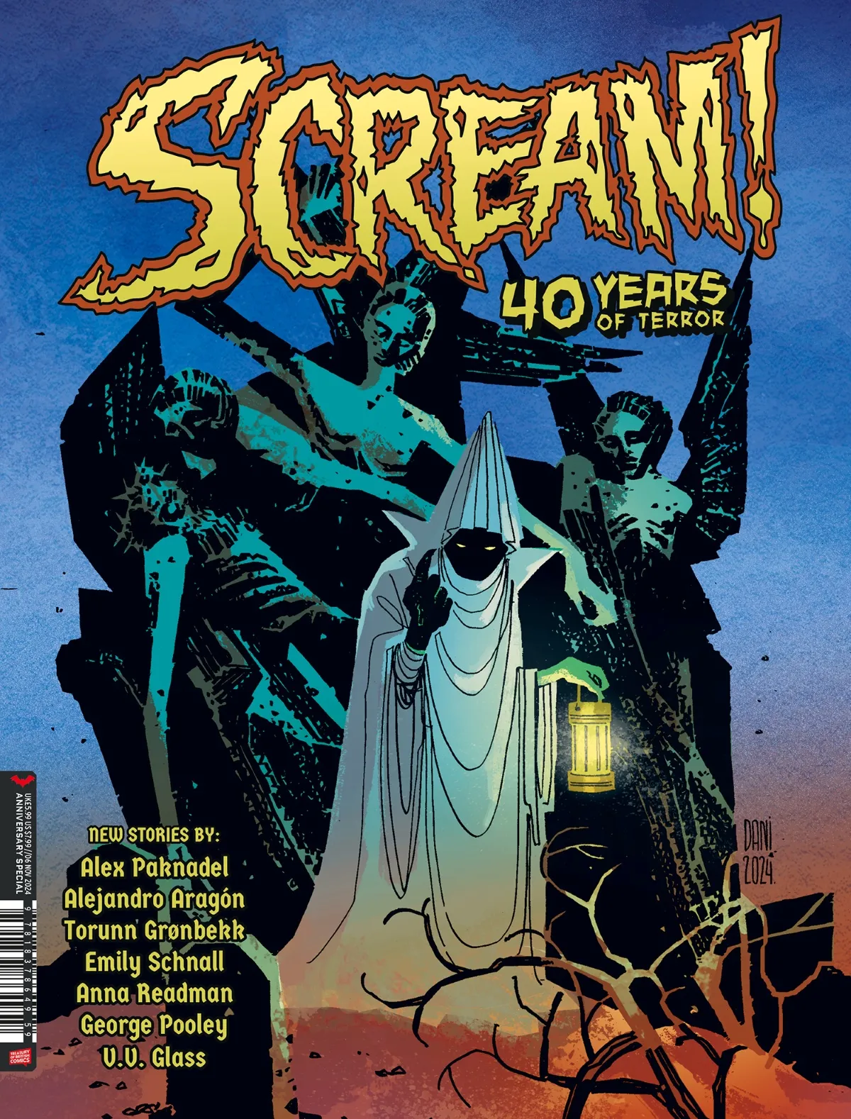 Portada de la antología Scream! 40 años de terror