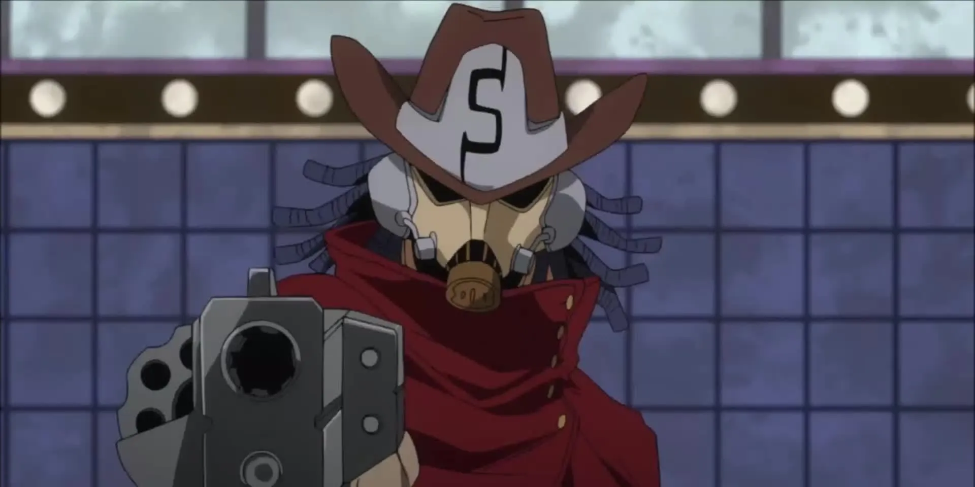 Snipe apunta a Tomura Shigaraki con su don de búsqueda en My Hero Academia