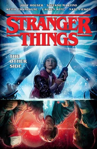 Copertina del fumetto Stranger Things: The Other Side, che mostra Will e il Sottosopra