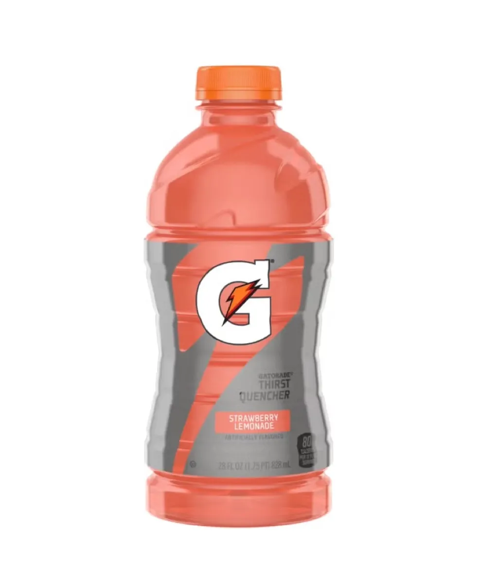 Une bouteille de Gatorade à la limonade à la fraise