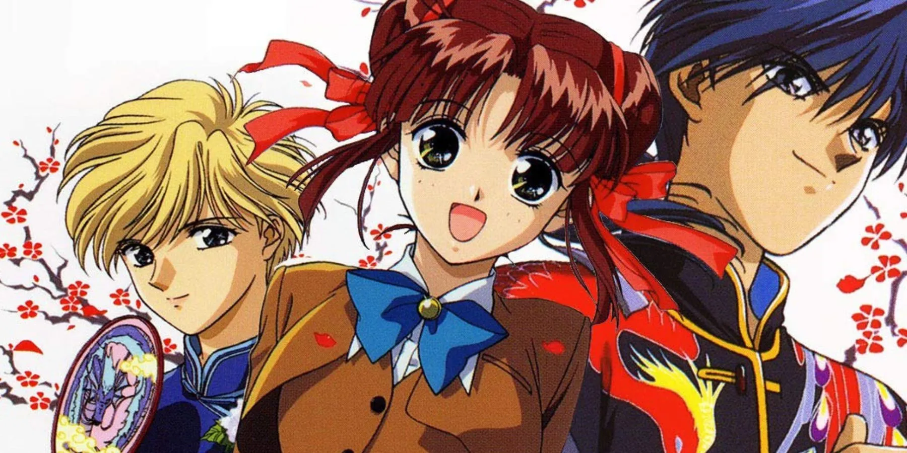 Miaka Yuki, Tamahome y Yui Hongo (Fushigi Yuugi)