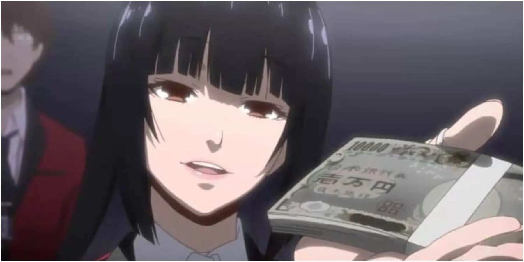 Yumeko Jabami en un juego de póquer