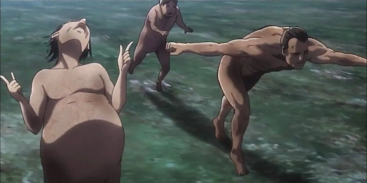 Titãs anormais em Attack on Titan