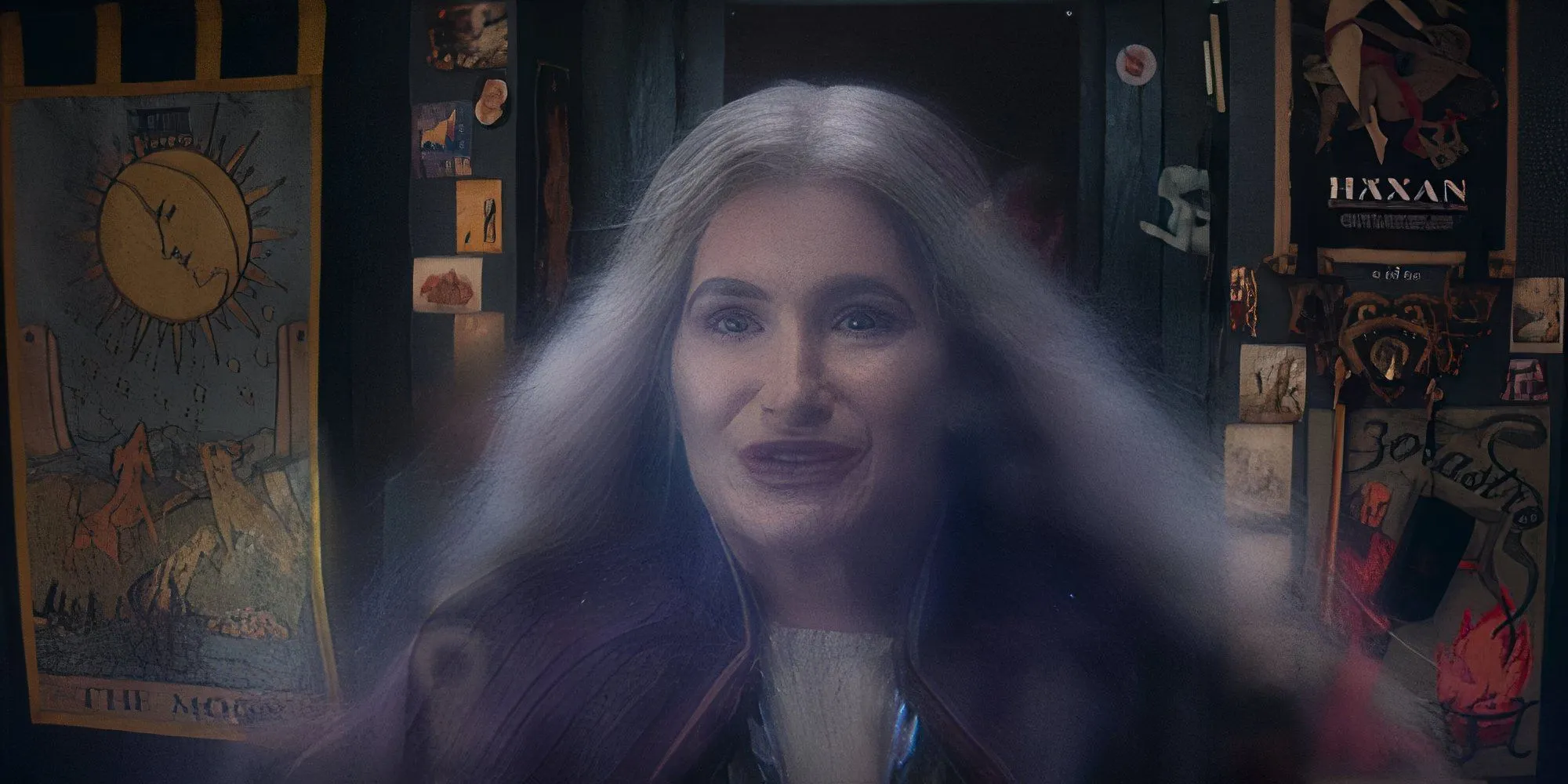 Agatha returns as a ghost