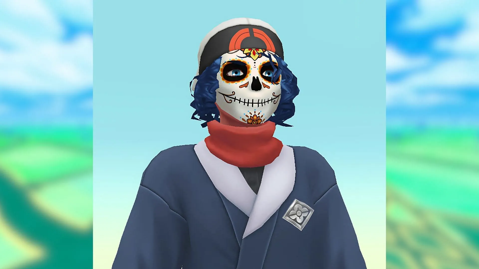 Pintura facial del Día de Muertos presentada en Pokémon GO (Imagen vía The Pokemon Company)