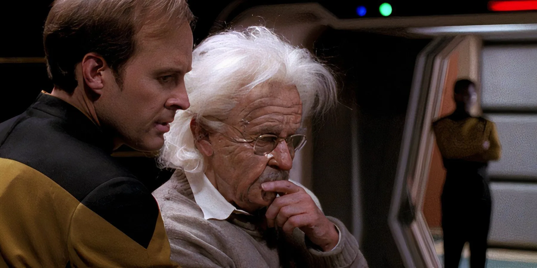 Barclay consults with Einstein