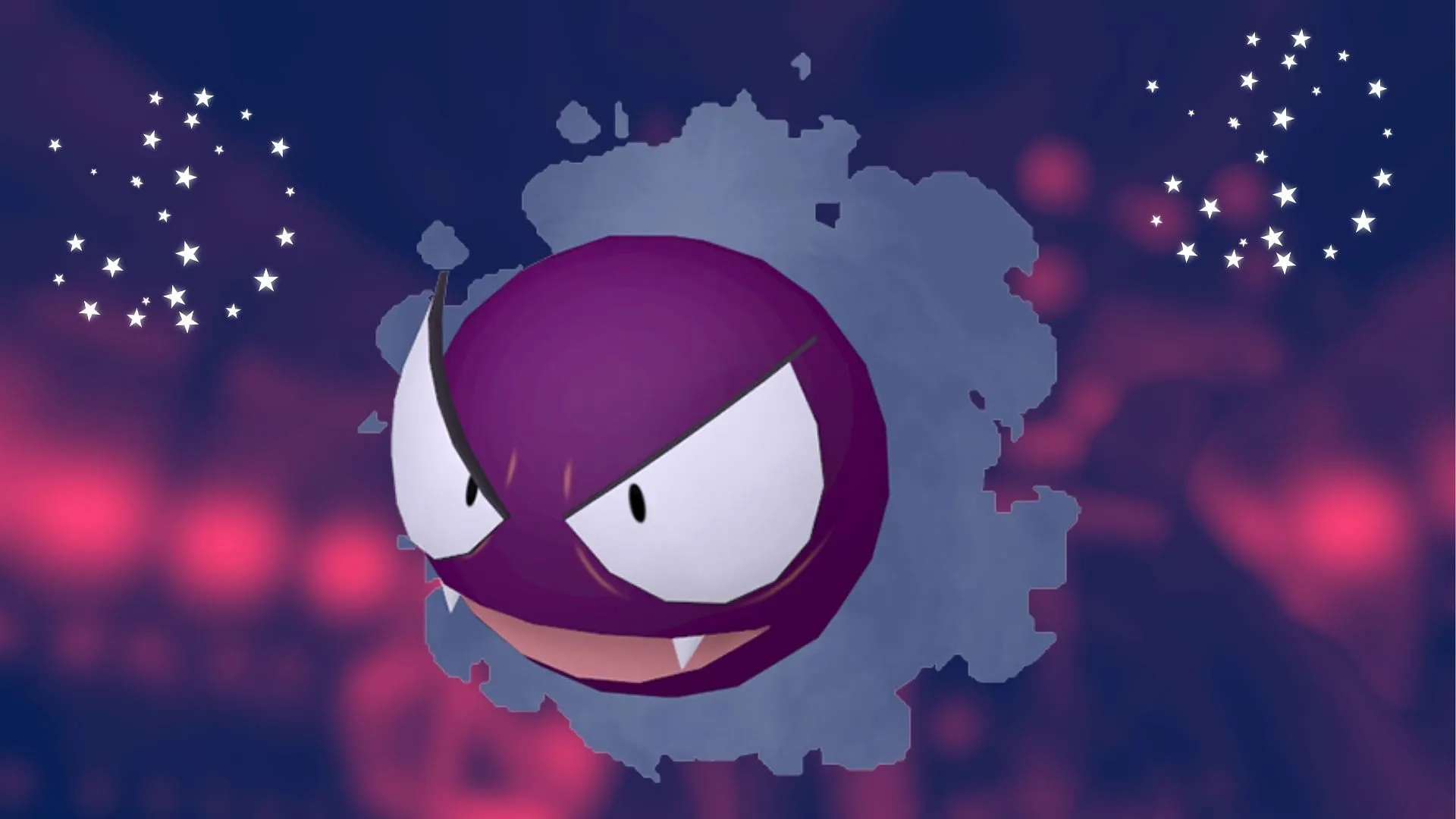 Gastly brilhante (Imagem via The Pokémon Company)