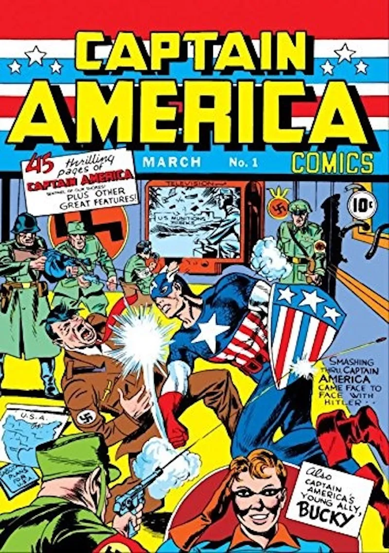 Capa da revista CAPTAIN AMERICA COMICS #1