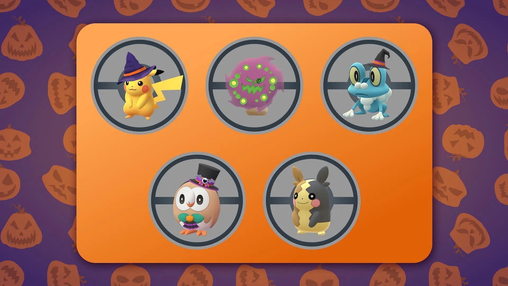 Encontre Morpeko e outros Pokémon com tema de Halloween com esta variante (Imagem via TPC)