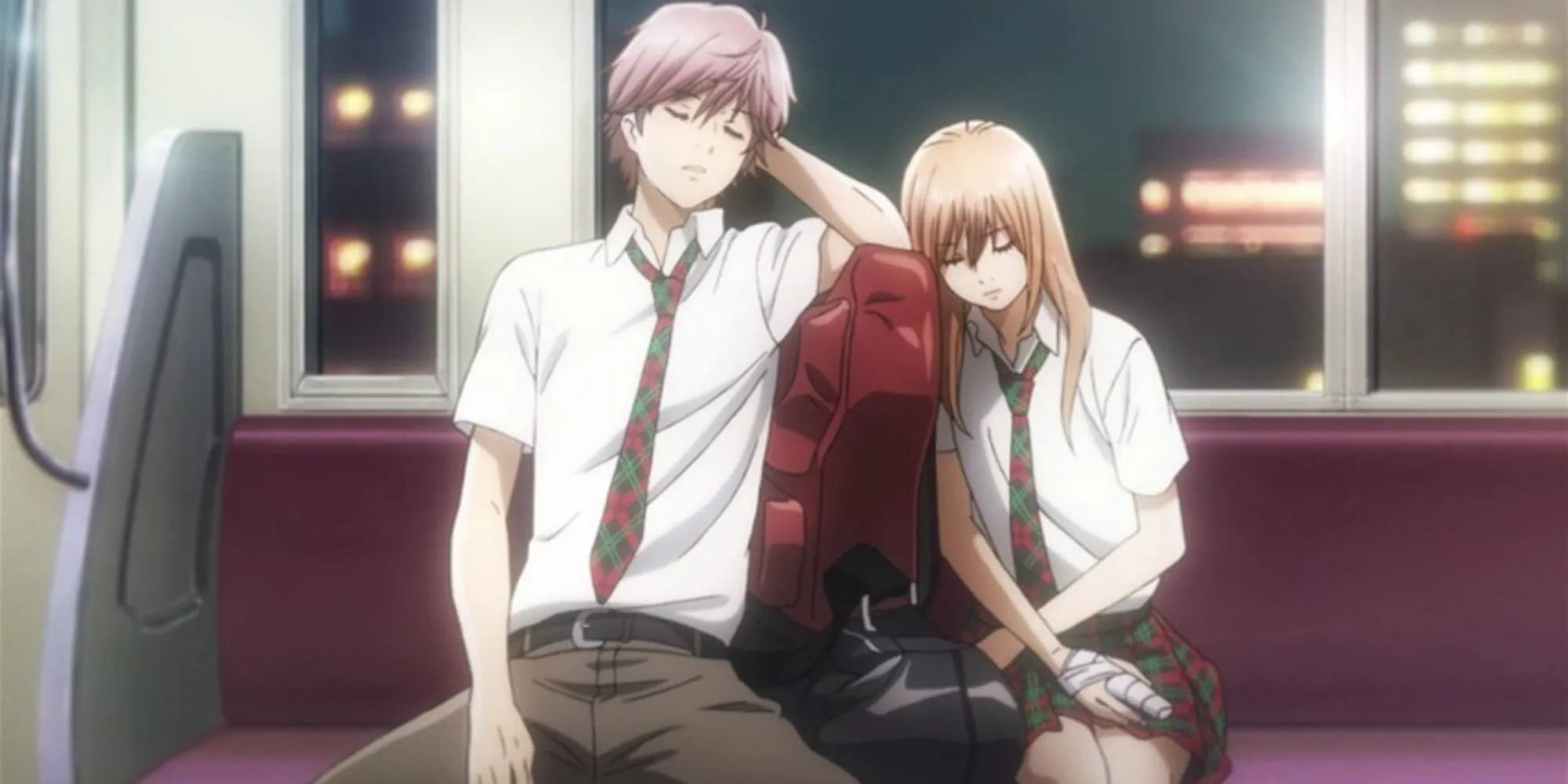 Taichi und Chihaya in Chihayafuru