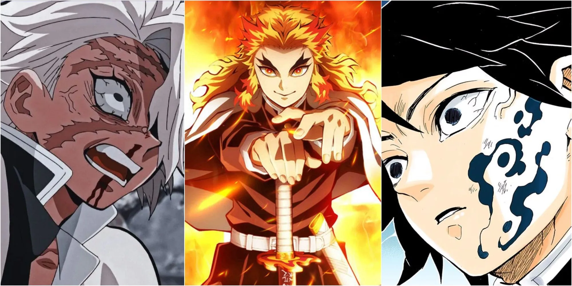 vento Hashira Rengoku Giyu Tomioka marca demon slayer