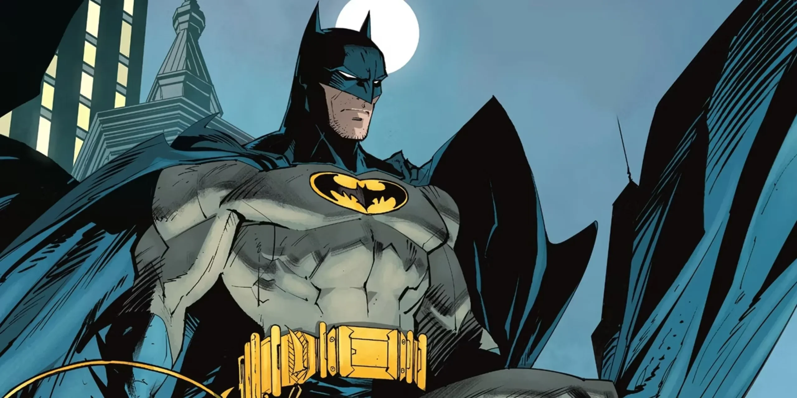 Y el diseño del traje de Batman de Mora.