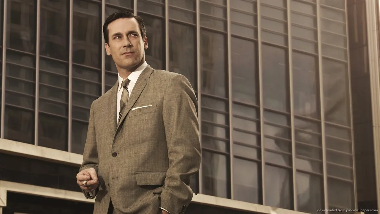 Jon Hamm nel ruolo di Don Draper in Mad Men (AMC)