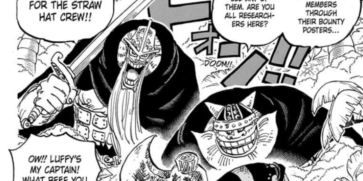 Dorry and Brogy joining the Egghead War in One Piece