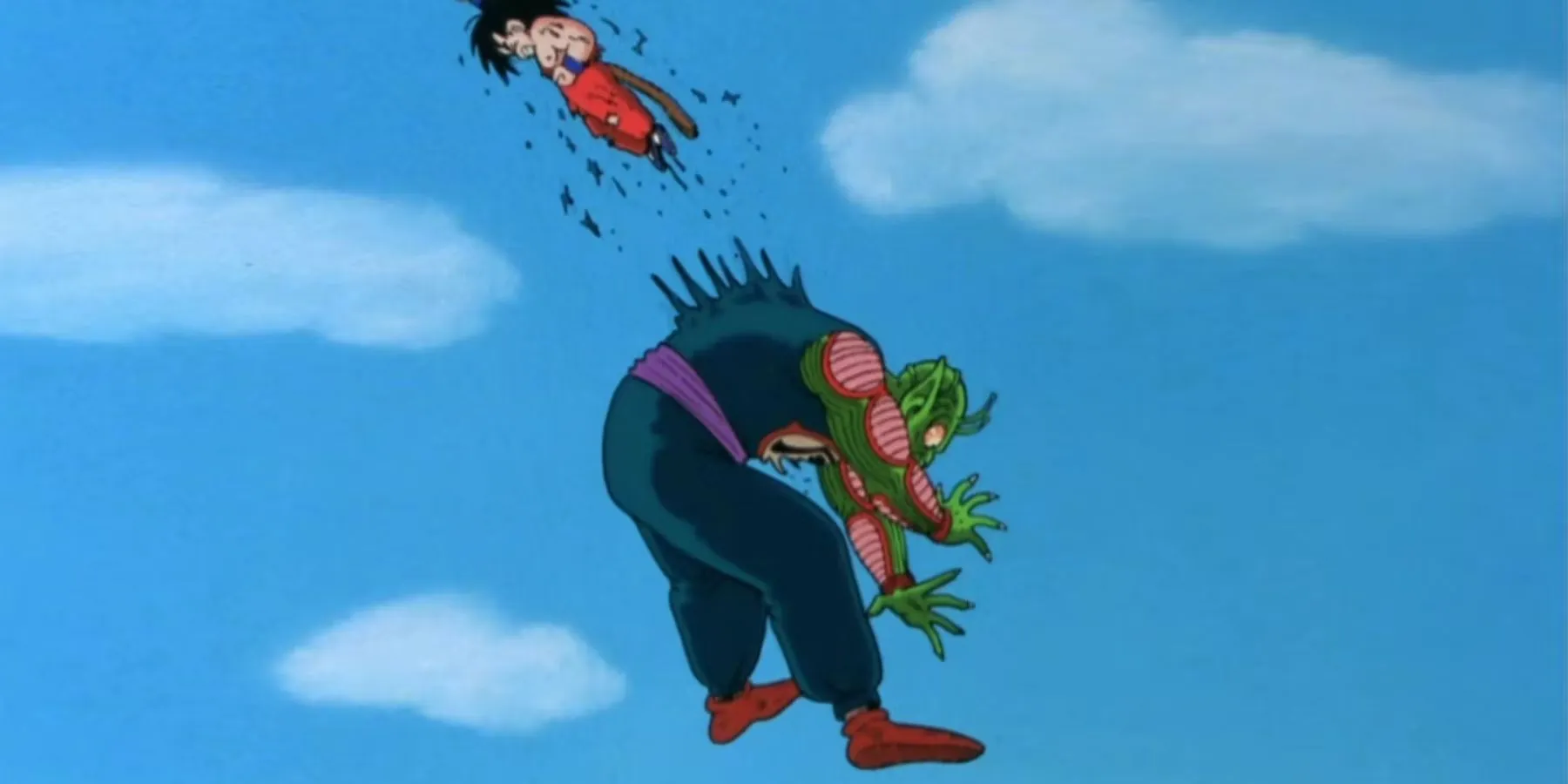 Goku in battle