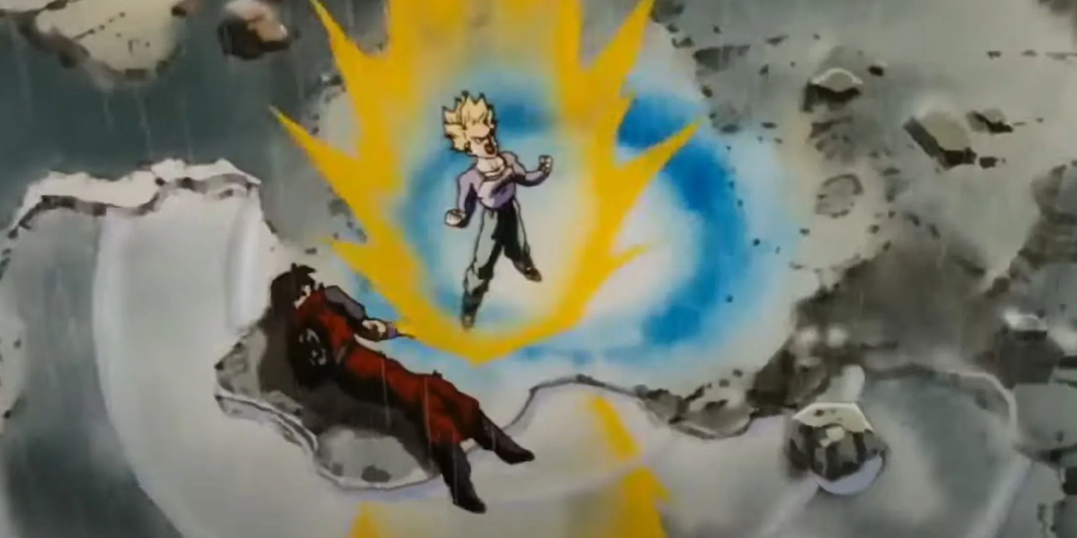 Dragon Ball Z: Future Trunks Transforms into a Super Saiyan