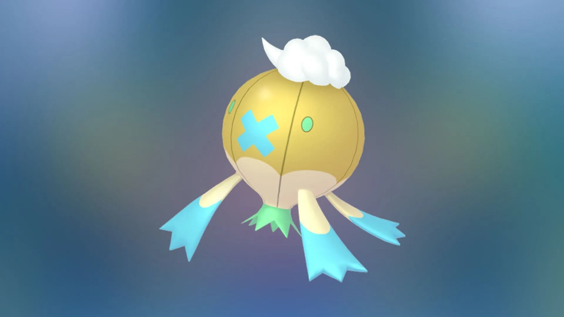 Variante shiny di Drifblim disponibile dai raid nell'ottobre 2024 (immagine tramite TPC)